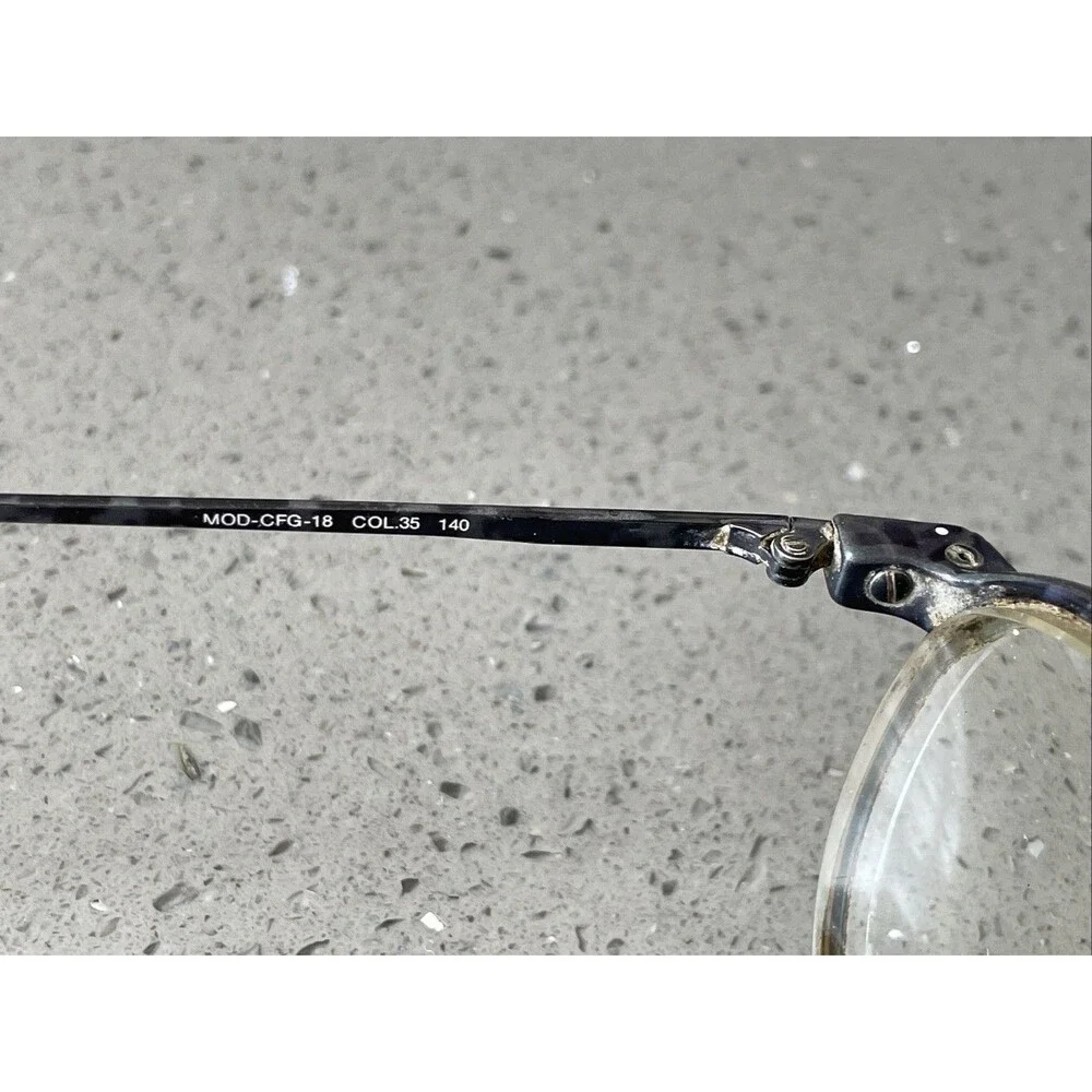 Marchon Eyeglasses Frames ONLY Mod-CFG-18 Col 35 Tortoise Aviator 59-13-140